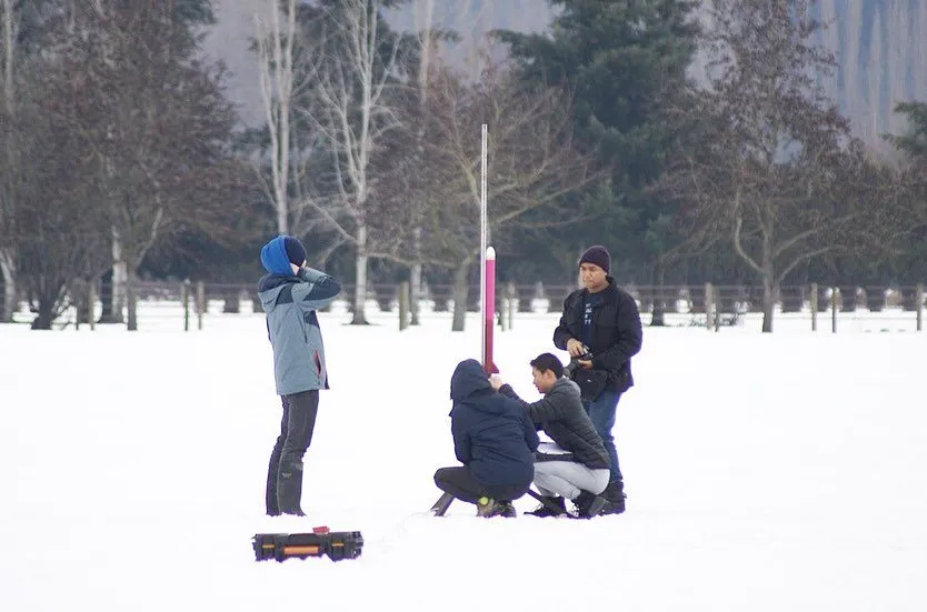A snowy launch, 2019